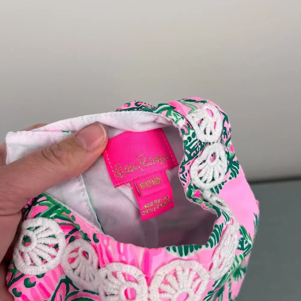 Lilly Pulitzer Infant Shift Dress Mandevilla Baby Always Worth It 6-12 Months
